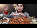 SUB)통통한 새우 올라간 청년피자 매드쉬림프피자에 불고기크림파스타 먹방 🍕 shrimp pizza bulgogi cream pasta mukbang ASMR