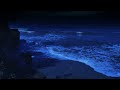 Healing Ocean Waves That Wash Away Worry and Tension - Powerful Waves at Night