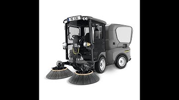 Onkruid verwijderen. Met de Empas MCP heetwaterunit met een Karcher MIC 130 werktuigdrager.