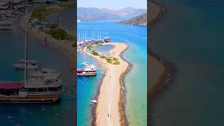 Gökyüzünden Fethiye ve Göcek Koyları - Fethiye 12 Adalar Tekne Turu - Göcek Fethiye Turkey #shorts