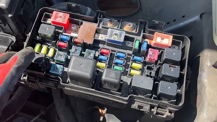 Honda CR-V 2002-2006 How to Find the Fuse Box Locations