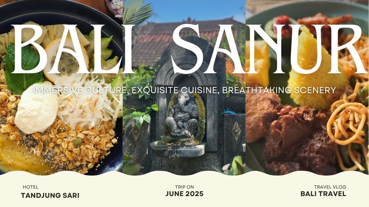 【vlog】バリ島の天国サヌール行くなら絶対注意⚠️/グルメ/ホテル【travel】
