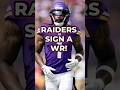 🚨Raiders Are Signing Former Vikings WR Jalen Nailor! #raiders #nfl #shorts
