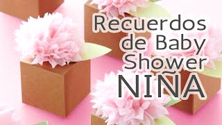 40 Ideas Recuerdos para Baby Shower *Niña* HD