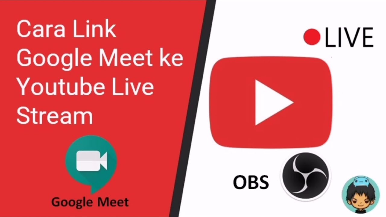 Cara Untuk Link Google Meet ke Youtube Live Stream