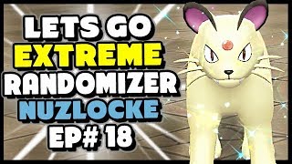 EPIC SHINY ENCOUNTER - Pokemon Lets Go Pikachu and Eevee Extreme Randomizer Nuzlocke Episode 18