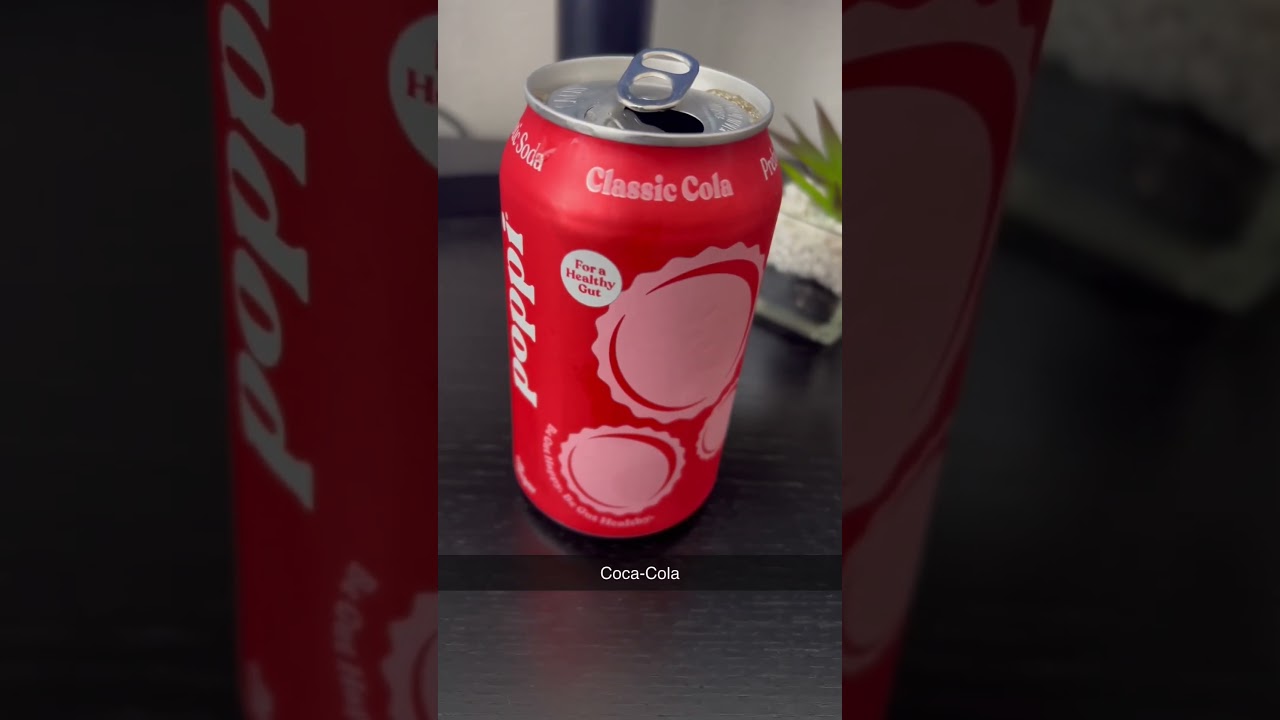 Poppi Classic Cola soda alternative 