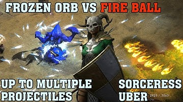 🔥Diablo 2 Resurrected – Multi-Projectile Frozen Orb vs Fire Ball Sorceress  Uber Tristram Destroyed!