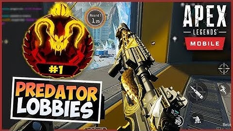 PREDATOR LOBBY DOMINATION WITH AGGRESSIVE MOVEMENTS | APEX LEGENDS MOBILE GAMEPLAY