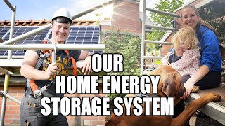 Our Home Energy Storage System Install, Solar, Lithium