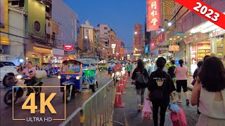 🇹🇭 Bangkok, Thailand: Chinatown | Street Walk | Market | 4K | Street Walk | กรุงเทพ, ประเทศไทย 2023