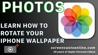 PHOTOS - Learn how to Rotate your iPhone Wallpaper by simply tapping screenshot 4