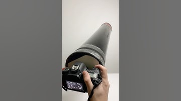 Ik heb een enorme buis gebouwd om de zon vast te leggen!