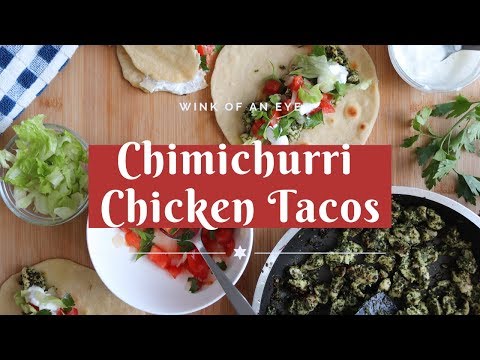 Chimichurri Chicken Tacos (Healthy, Simple & Quick Family Dinner)