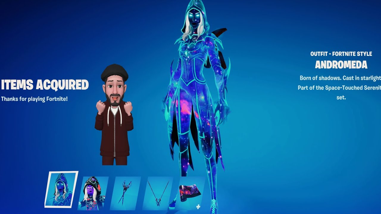 I finally got the Galaxy skin on fortnite - YouTube