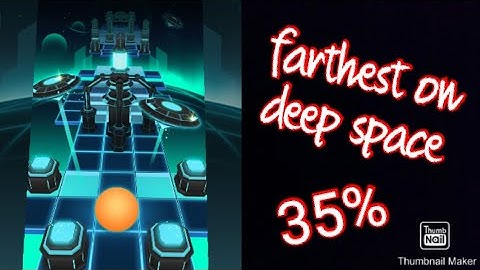 My farthest attempt on deep space... | Rolling Sky