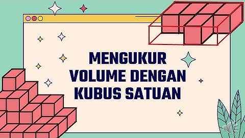 Menghitung Volume dengan Kubus Satuan