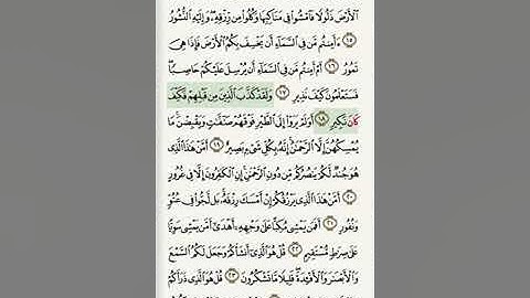سورة الملك مع تتبع الآيات وتكرارها
