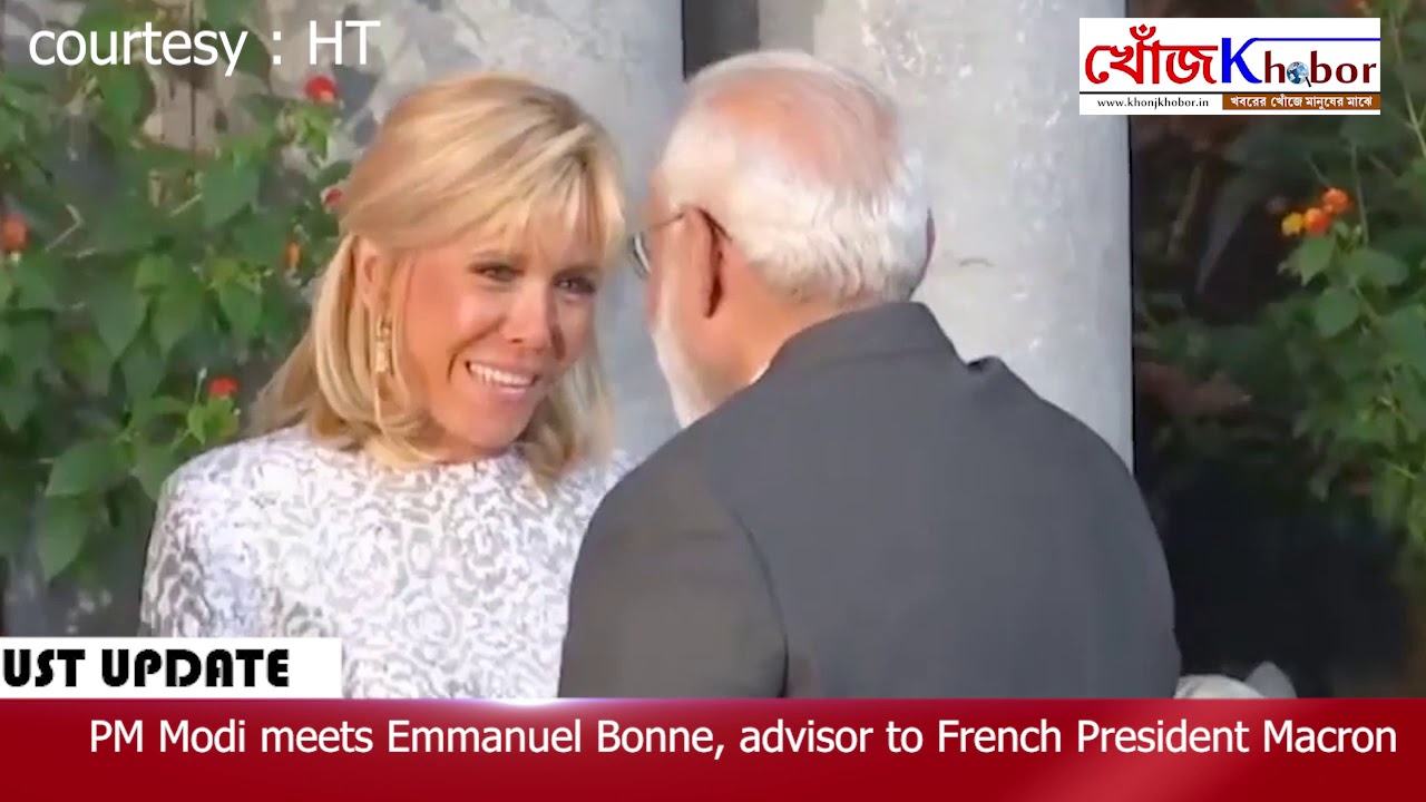PM Modi meets Emmanuel Bonne, advisor to French President Macron