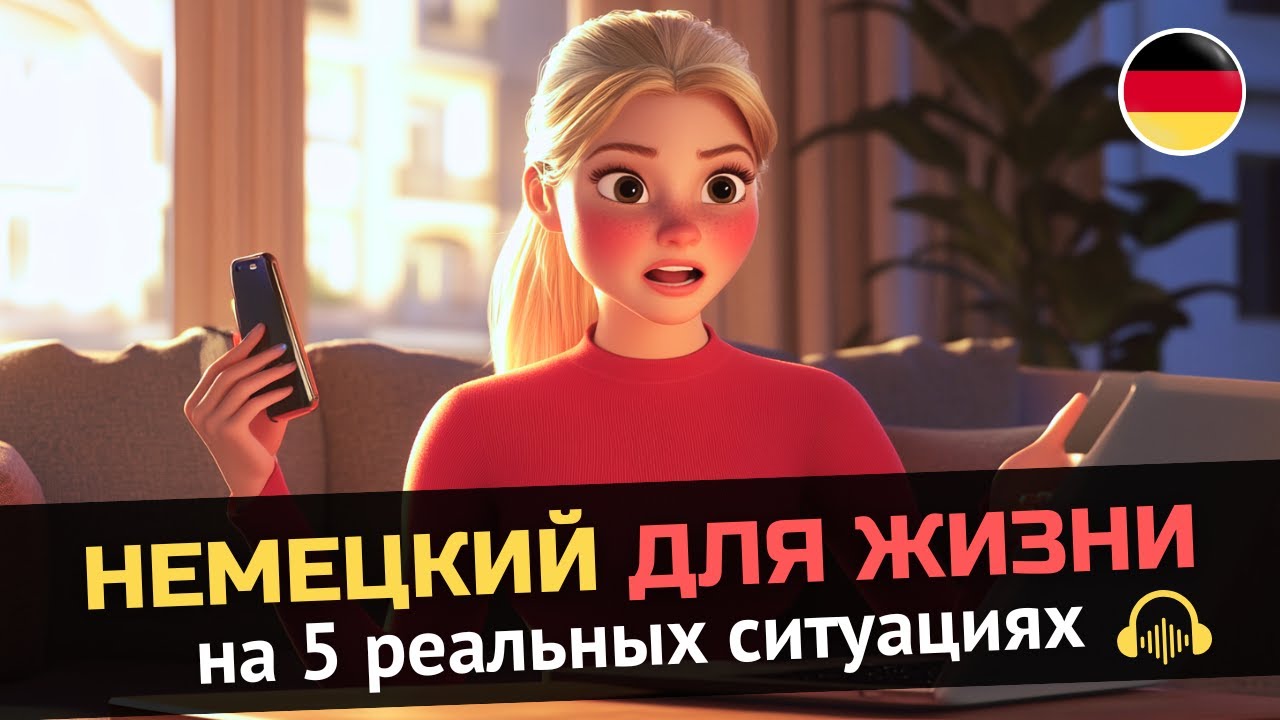 Учись Понимать Немецкий в Реальных ситуациях! 5 историй | A2–B2