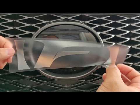 Lexus – Front Emblem Badgeskin Overlay Install
