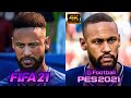 FIFA 21 VS PES 21! QUAL TEM GRÁFICOS MELHORES?