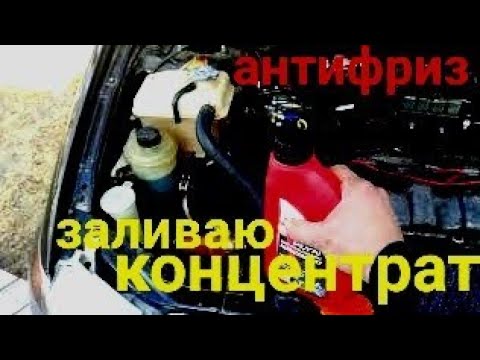 КОНЦЕНТРАТ  АНТИФРИЗА как разводить g11 g12 g13 красный зелёный синий пропорции