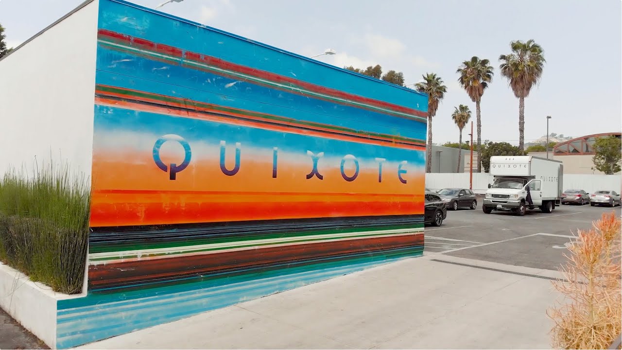 QUIXOTE + BrandedArts + Mural at Quixote Studios West Hollywood