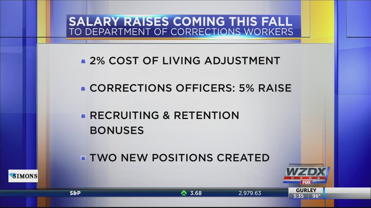 Salary increases for Department of Corrections Officers - YouTube