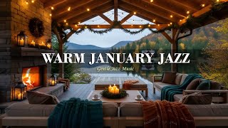 Details Warm Piano Jazz by the Fireplace | Gentle Jazz with Peaceful Lakeview for Work, Study, Focus Guide