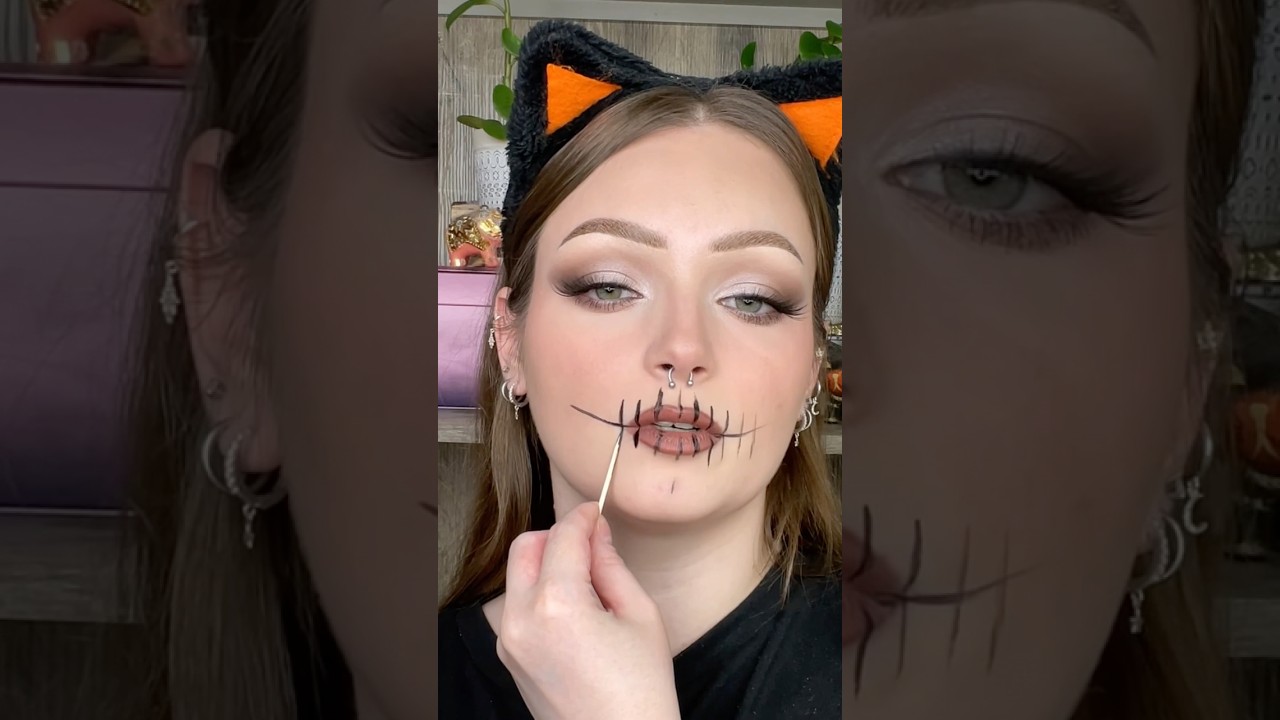 SKULL MAKEUP HACK!!💀🖤 would you wear it? 💀 