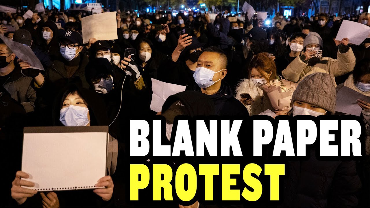 Afraid Paper Why China Is Afraid of Blank Pieces of Paper - YouTube