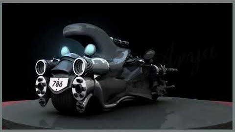 3d Concept Bike - autodesk maya 2013