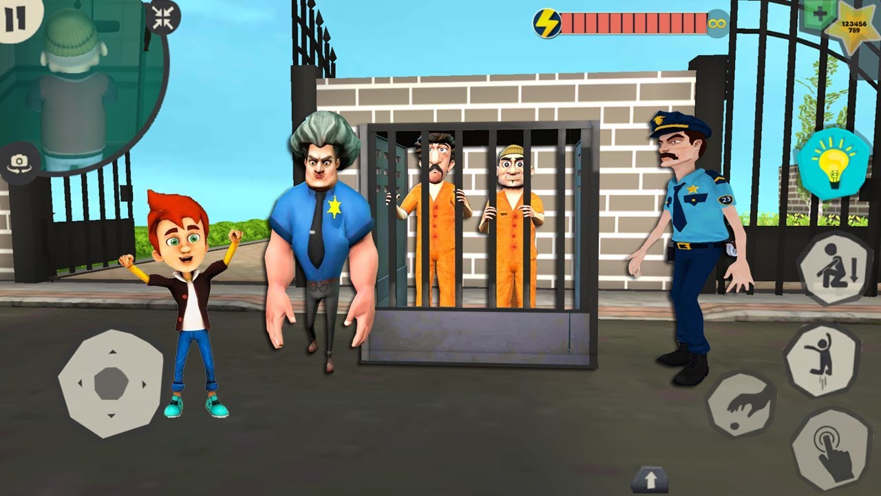 Scary Robber home clash _fun videos troll scary robber every day ...