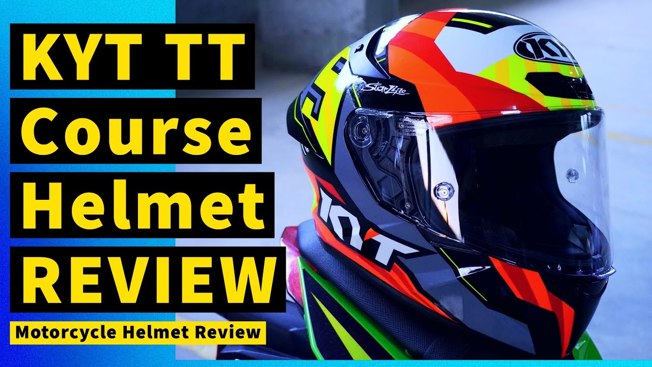 KYT TT Course Motorcycle Helmet Review | Part 2 - YouTube