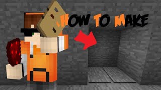 HOW TO MAKE SECRET DOOR IN MINECRAFT | Tutorial