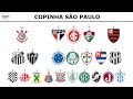 Todos os Campeões da Copinha São Paulo