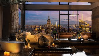 Urban Rainy Retreat | Cozy New York Apartment with Smooth Piano Jazz | Unplug and Unwind by Cozy Bedroom 21,147 views 1 year ago 3 hours, 21 minutes