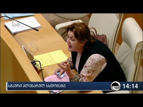 ადა მარშანია ოპოზიციისა და მმართველი გუნდის წევრებს დაუპირისპირდა