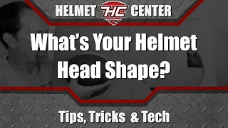 What's Your Motorcycle Helmet Head Shape?