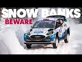 Snow Banks Can Make Or Break a Rally | WRC 2021