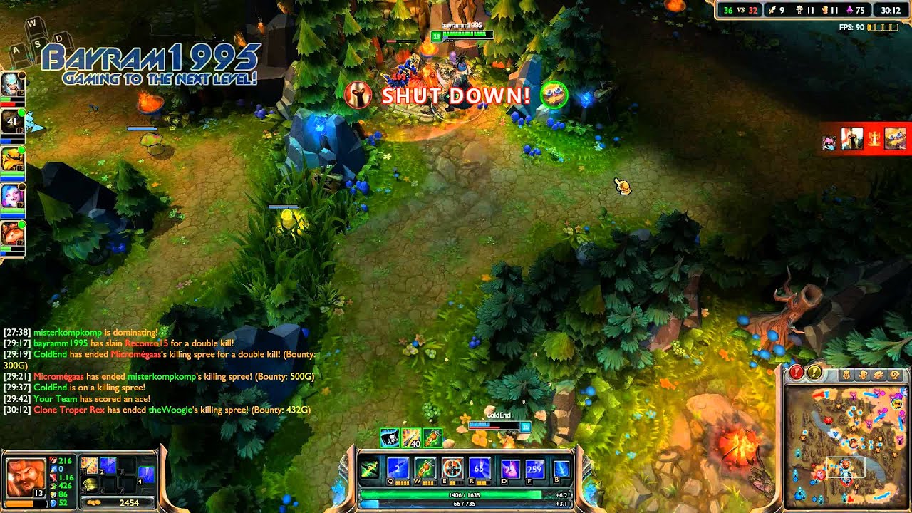 Hexakill with Gangplank // League of Legends