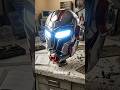 Building a Real Futuristic Iron Man Helmet! 🤖🔥 #Shorts