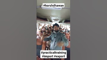 First step of Live Training |  Practical Training by Mr Harsh Dhawan #export