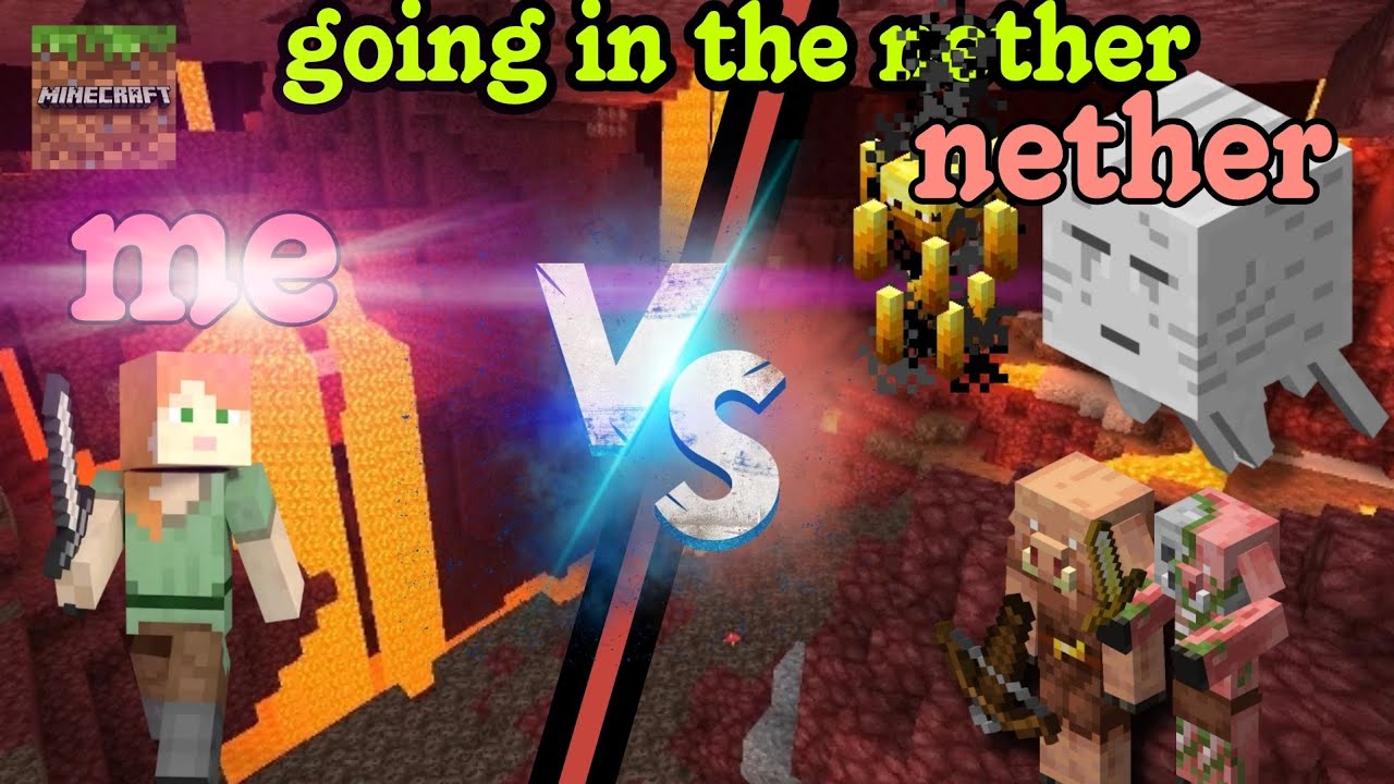 finally we are here in the nether Minecraft survival series part 4 ...
