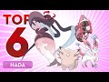 Top 6 - Pokémon Tipo Hada