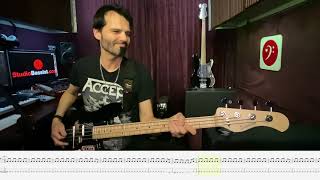 Accept - 03 Overnight Sensation - Bass Play Along Video by Martin Motnik