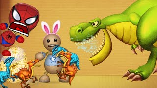 The Dino Egg VS Spider Buddy - Kick The Buddy