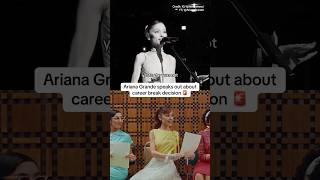Ariana Grande spoke to fans about her career break in Chicago 💕 #arianagrande #petal