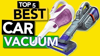 ✅ TOP 5 Best Car Vacuum Cleaner 2024 (Cordless & Handheld)